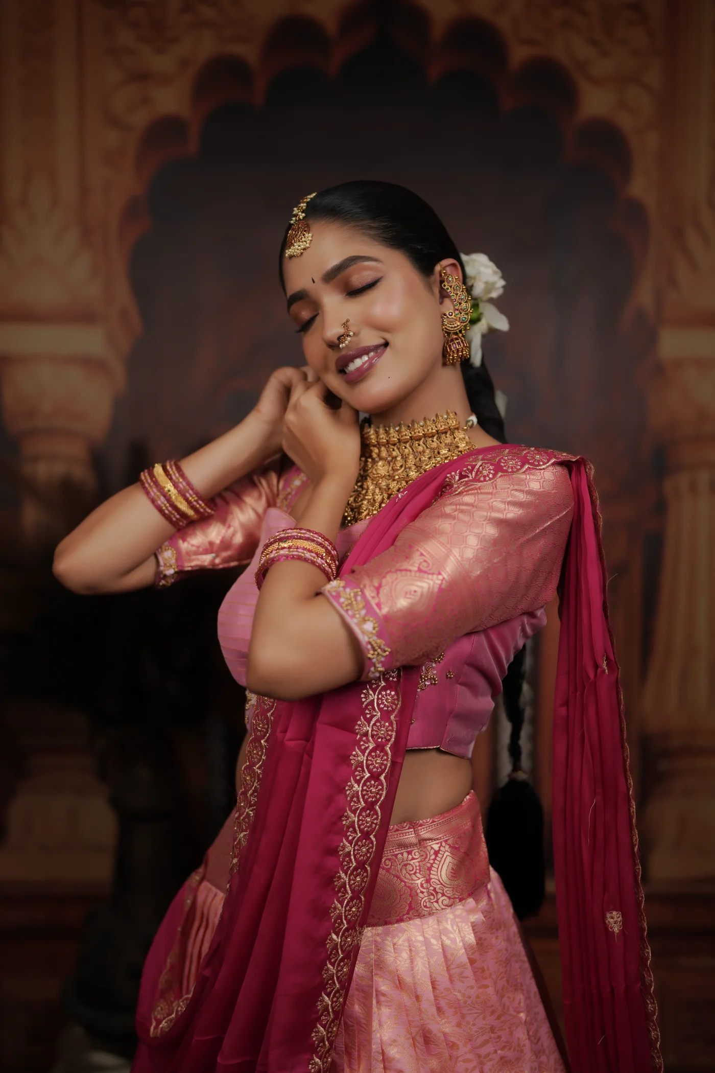 Blushing Bridal Joy & Zari Shimmer
